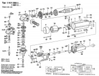 Bosch 0 601 300 004 Usw(J)77 Angle Grinder 240 V / Eu Spare Parts